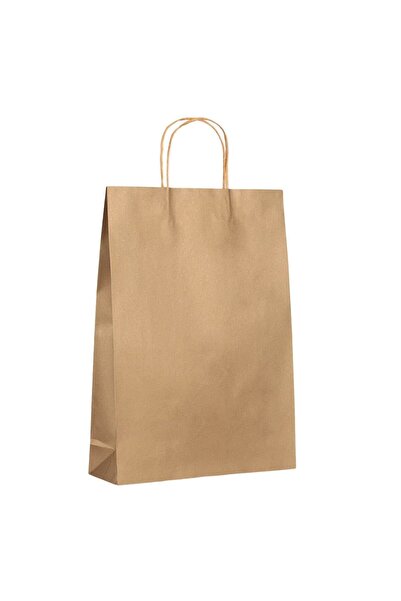 OEM Χρυσή Τσάντα δώρου Kraft 33x10x46εκ.