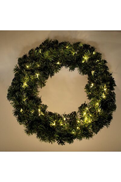 OEM Coronita Decorativa de Craciun Verde cu LED Ø70 centimetri