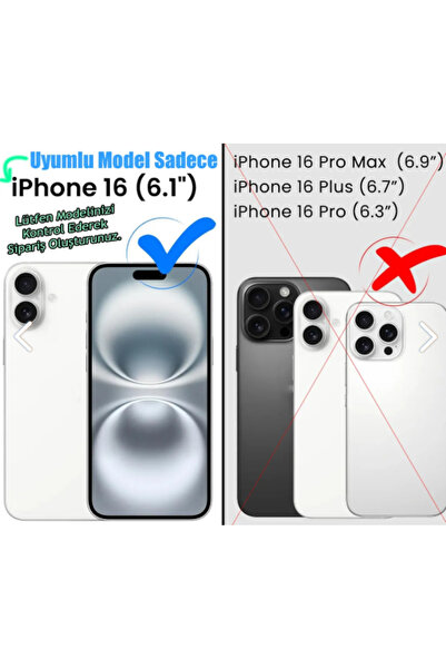 HYPERSOFT iPhone 16 (6.1 Inch) Compatible 2-in-1 Detachable Wallet Card Holder Lux Leather Case