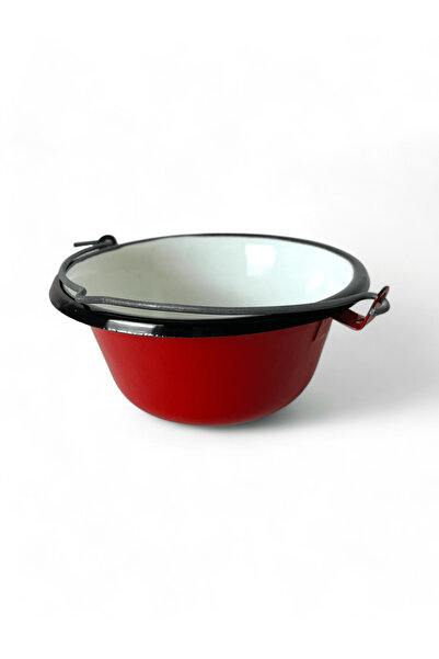 Emailul Medias Enameled goulash pot with metal wire handle and handle, 16cm, 1.6L