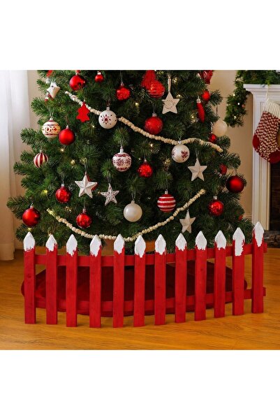 OEM Gardulet Decorativ din Lemn Rosu Nina 98x39cm