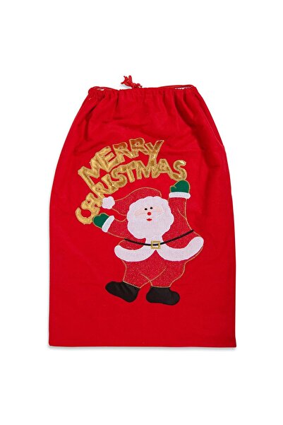 OEM Sac pentru Cadouri Mos Craciun Rosu "Merry Christmas" 55x77cm