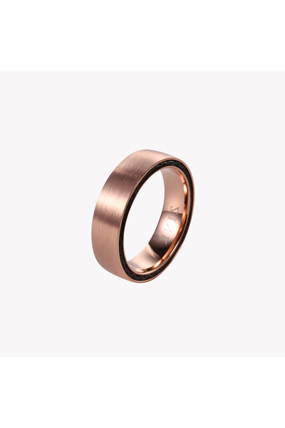 ZINK Men's Rose Gold Stainless Steel Ring | Zjrg0358