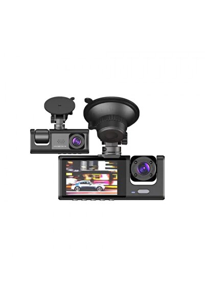 UNİBOX Triple Car DVR Camera, Full HD, 170° recording angle, 2" display, Night Vision, G-sensor