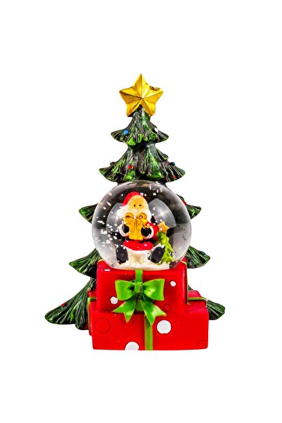 OEM Glob de Zapada Decorativ de Craciun Mos Craciun Brad 12cm