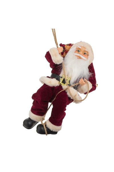 OEM Figurina Decorativa Suspendabila Mos Craciun cu Sac 45cm