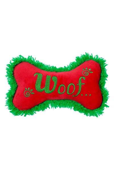 OEM Jucarie Caine Os din Plus cu Model de Craciun 18x9cm