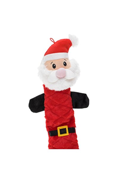 OEM Jucarie de Craciun Tub Rosu Mos Craciun cu Sunet pentru Caini 60cm