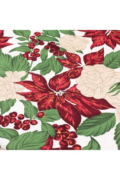 OEM Christmas Tablecloth Ecru Santa Claus 180x140cm