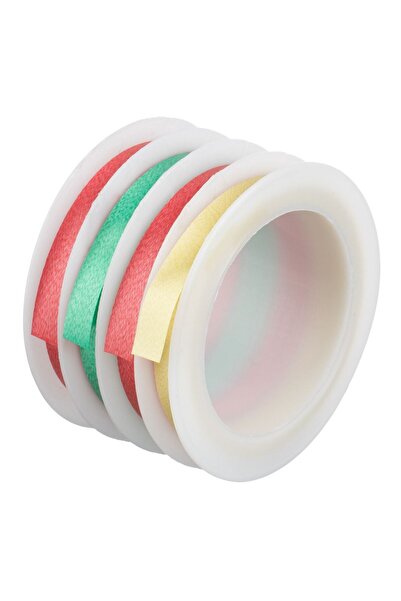 OEM Set Panglici de Craciun Aurie Rosie Verde 4mx7mm - 4buc