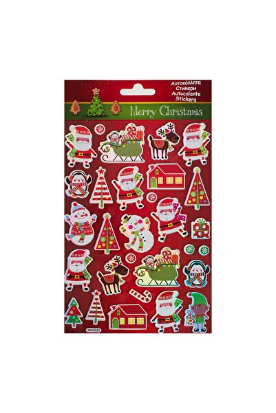 OEM Autocolante Decorative de Craciun Holografice cu Model Om de Zapada - 29buc