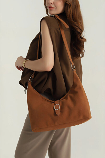 STİL SİDELYA Women's Handbag and Shoulder Bag with Zippered Magnetic Closure and Adjustable Strap