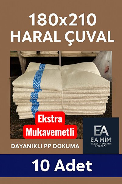 EA MİM TASARIM DİZAYN AMBALAJ 180 X 210 cm Haral Çuval – Dayanıklı PP Dokuma,...