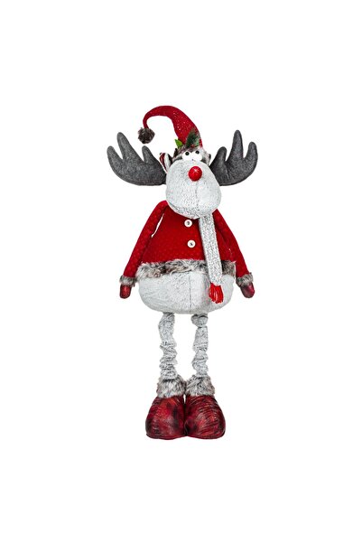 OEM Christmas Decorative Figure Red Deer Extendable Legs 100-147cm