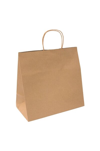 OEM Brown Kraft Gift Bag 31x17x32cm