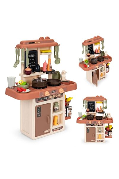 MultiStore Bucătărie pentru copii MULTISTORE, Plastic, Set 42 piese, Efecte sonore și luminoase, Multicolor