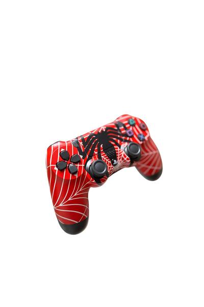 Adalia Ps4 Dualshock Uyumlu 4 (ORJİNAL SIFIR) Kablosuz Kumanda Örümcek Desenli