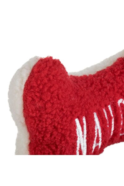 OEM Jucarie Os din Plus Rosu cu Sunet de Craciun pentru Caini 21x13cm