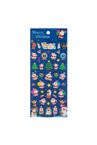 OEM Autocolante Decorative de Craciun Brazi Mos Craciun Puffy - 46buc