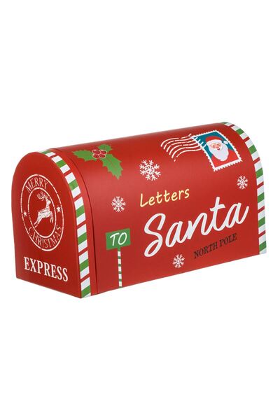 OEM Christmas Decorative Red Paper Mailbox 4.2L