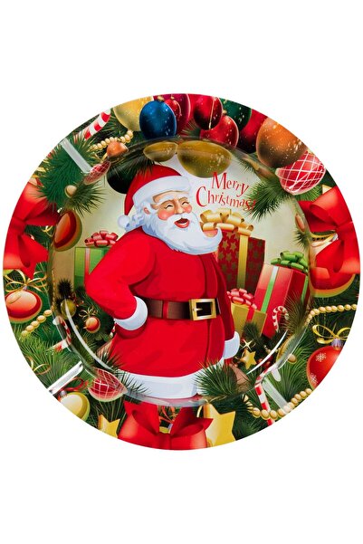 OEM Scrumiera Metalica de Craciun 14 centimetri