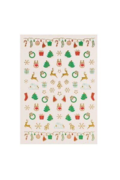 OEM Autocolante pentru Unghii Brazi de Craciun Reni