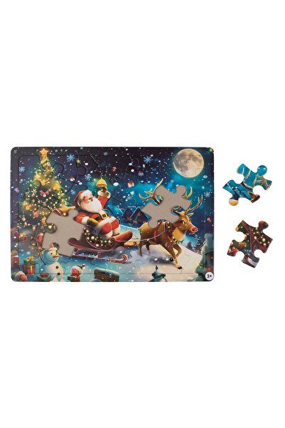 OEM Santa Claus with Sleigh Puzzle (24 pieces)
