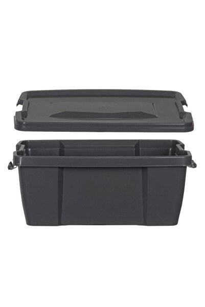 OEM Grey Plastic Storage Box with Lid 20L
