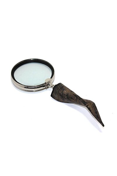 hsarı هدية ديكور مكبرة بمقبض قرن