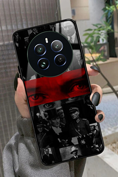 realme 12 Uyumlu Atatürk Poster Tasarımlı Glossy Premium Kılıf