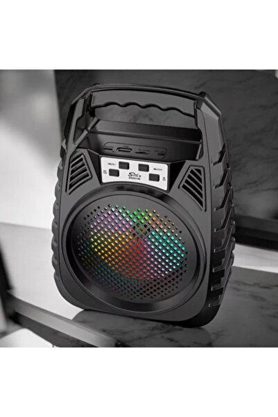 Zherqon Portable Speaker 100W PMPO with Bluetooth, USB and RGB LED – 6" Woofer & Horn Tweeter