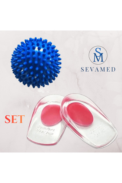 kırmed Ortopedik Yumuşak Tabanlık ve Ayak Vücut Masaj Topu 7.5cm Ağrıyan Ayak...