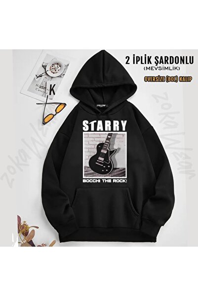 ZOKAWEAR سويت شيرت بقلنسوة للجنسين من Bocchi The Rock Starry Hitori Gotoh مطب...