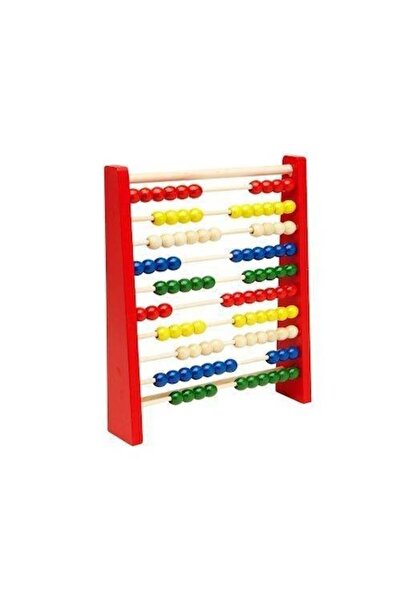 OEM Wooden abacus with colored beads, educational game for children