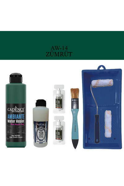 Cadence Boya Fayans Tezgah B-Ambiente Islak Zemin Aw-14 Zümrüt 250Ml Katalizö...