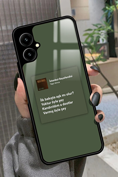 omix X5 Uyumlu Şarkı Sözü Tasarımlı Glossy Premium Kılıf