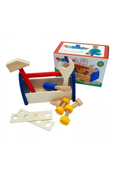 OEM Educational wooden tool set for children, 13 pieces, multi-colored, 3 years+