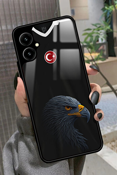 omix X5 Uyumlu Kartal Tasarımlı Glossy Premium Kılıf