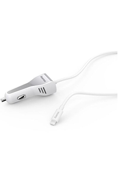 Hama Car Charger, Lightning, Power Delivery (PD), 30 W, White