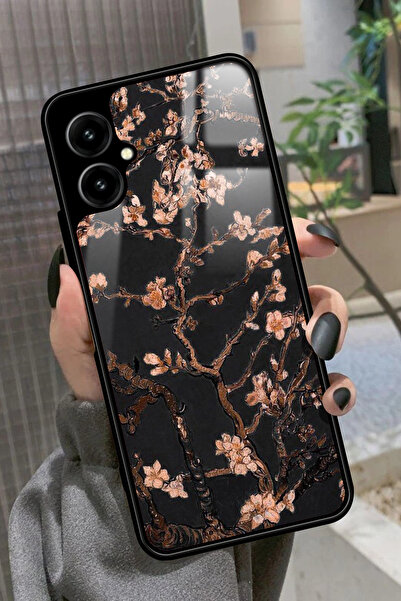 omix X3 Uyumlu Van Gogh Siyah Ağaç Tablo Tasarımlı Glossy Premium Kılıf