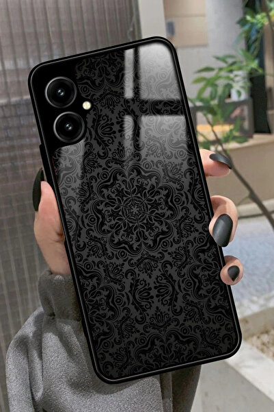 omix X5 Uyumlu Siyah Karışık Tasarımlı Glossy Premium Kılıf