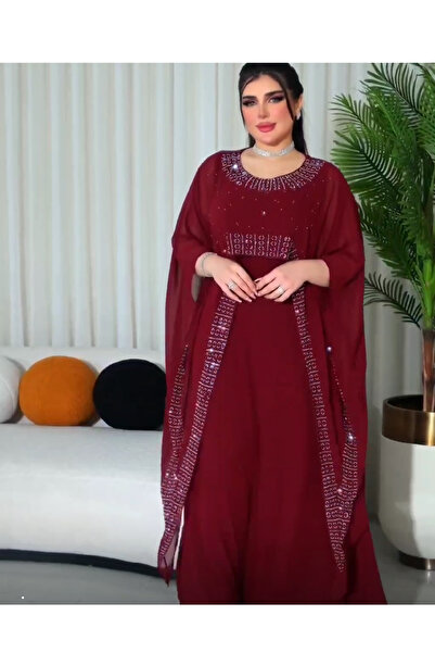 Diva style Elegant and distinctive evening dress, georgette embroidery