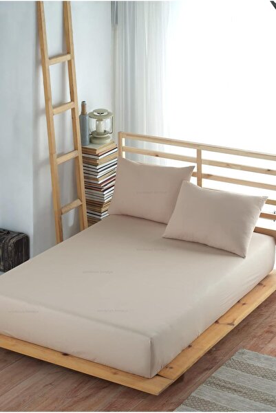 Hype Store Adelya Gray Elastic Sheet Set (with Pillowcase) Single or Double S...