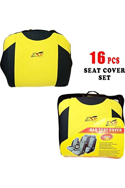 3XR 16-Piece Universal Car Seat Cover Set