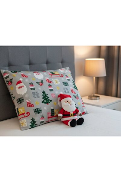 Taç New Year Patterned Ranforce Pillowcase – a Winter Tale for Every Sleep