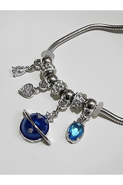 ALLEGRİA سوار نسائي إيطالي من الفولاذ بلون أزرق فضي