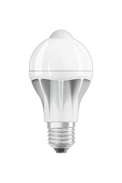 Hype Store E27 anlı sıcak beyaz 2700K 9 W hareket sensörlü klasik armut şekli...