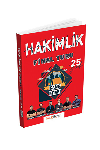 Dizgi Kitap Hukuk Atölyesi Final Turu 25 Günde Hakimlik Kamp Kitabı (Kamp Vid...