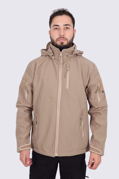 KORDAK Αδιάβροχο τακτικό παλτό Softshell |   Στρατιωτικό παλτό εξωτερικού χώρου με εσωτερική στρώση fleece, αντιανεμικό