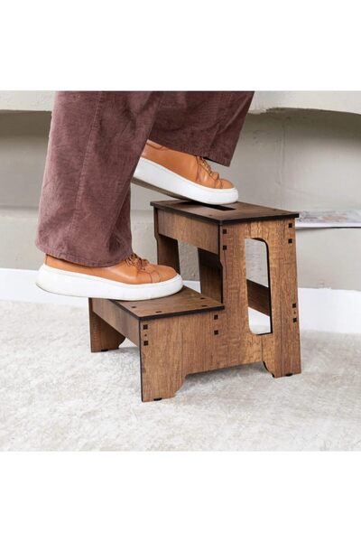 Hype Store Vigowood İki Basamaklı ure Ahşap Merdiven